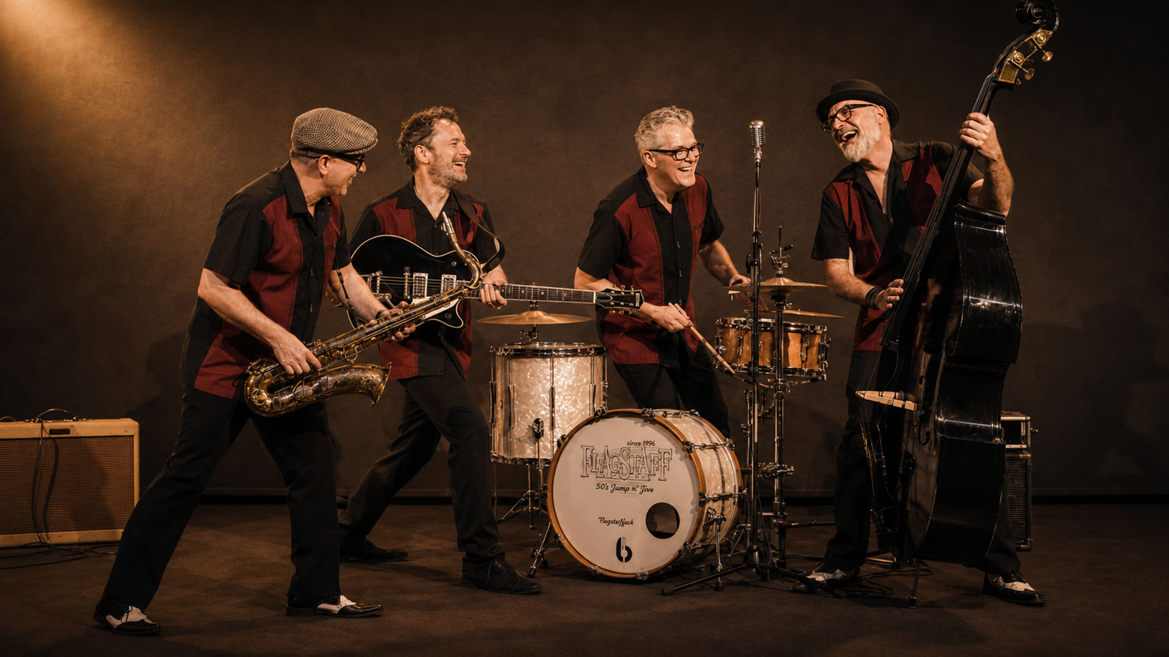 Flagstaff Rock'n'Roll Band aus Basel live auf der Bühne