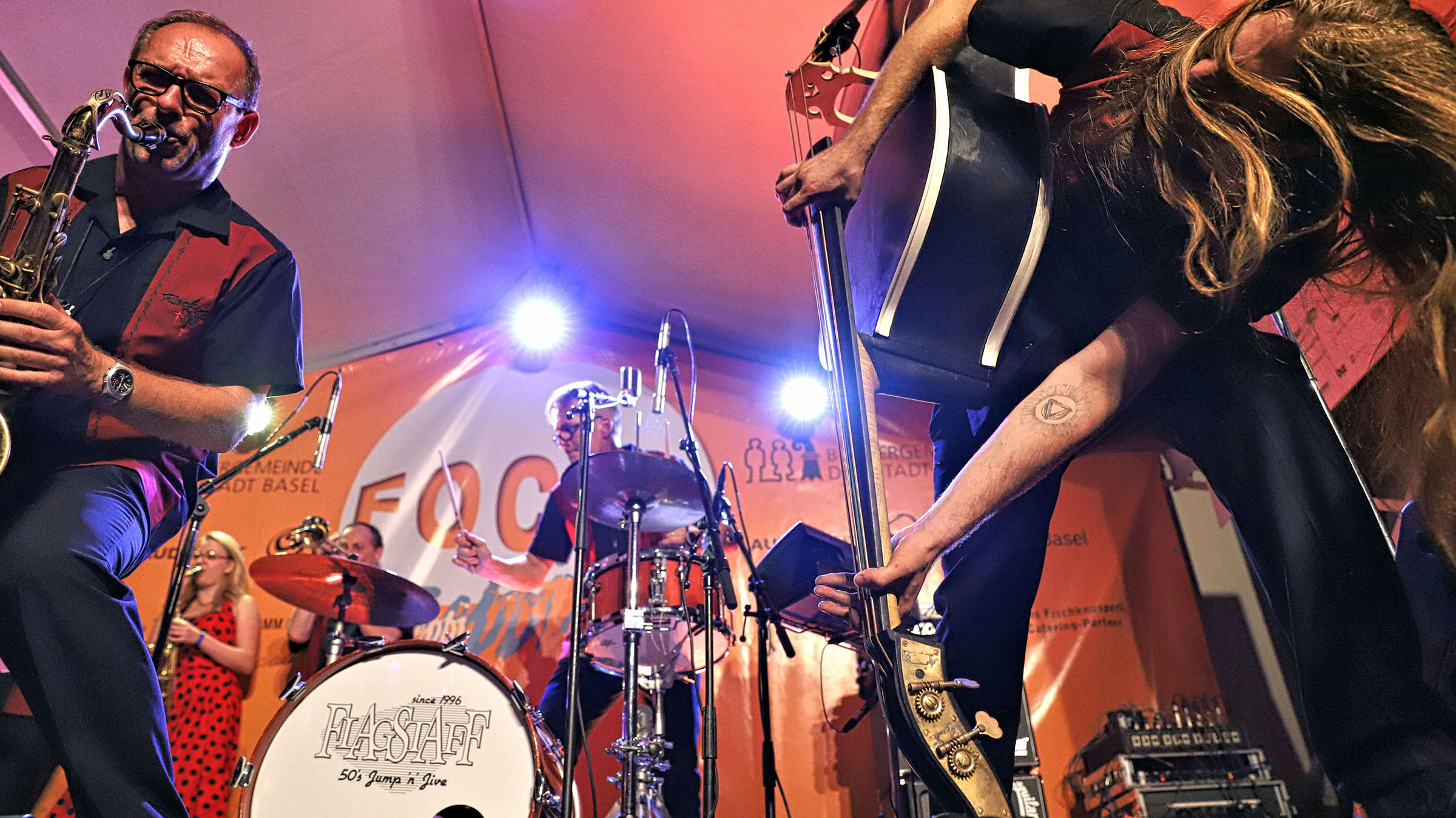 Flagstaff live Rock'n'Roll Showband Schweiz im Konzert